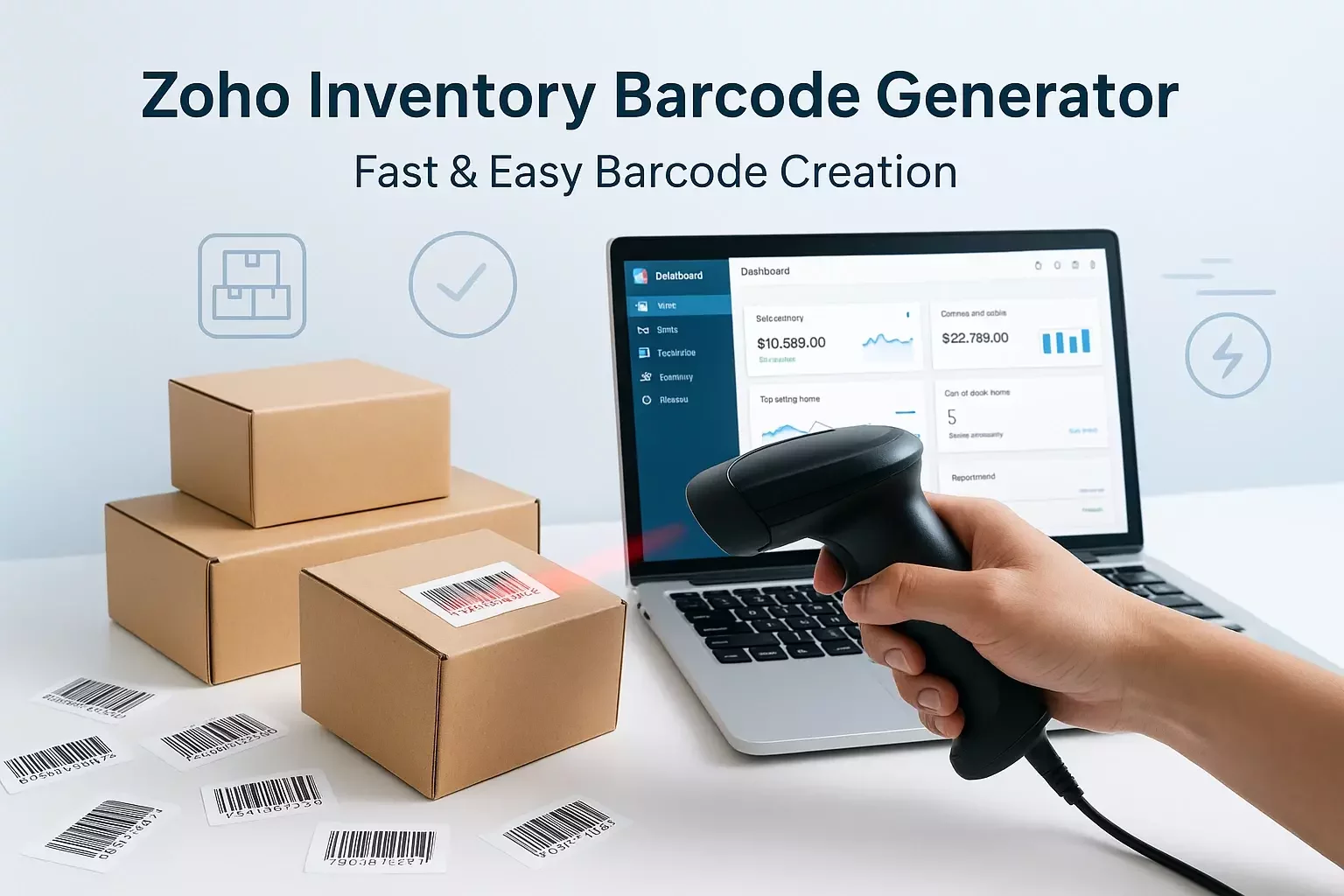 Zoho Inventory Barcode Generator: Create, Print & Scan Barcodes for Effortless Stock Management